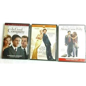 Lot of 3 - DVDs In Good Company; Along Came Polly & How to Lose a Guy in 10 Days